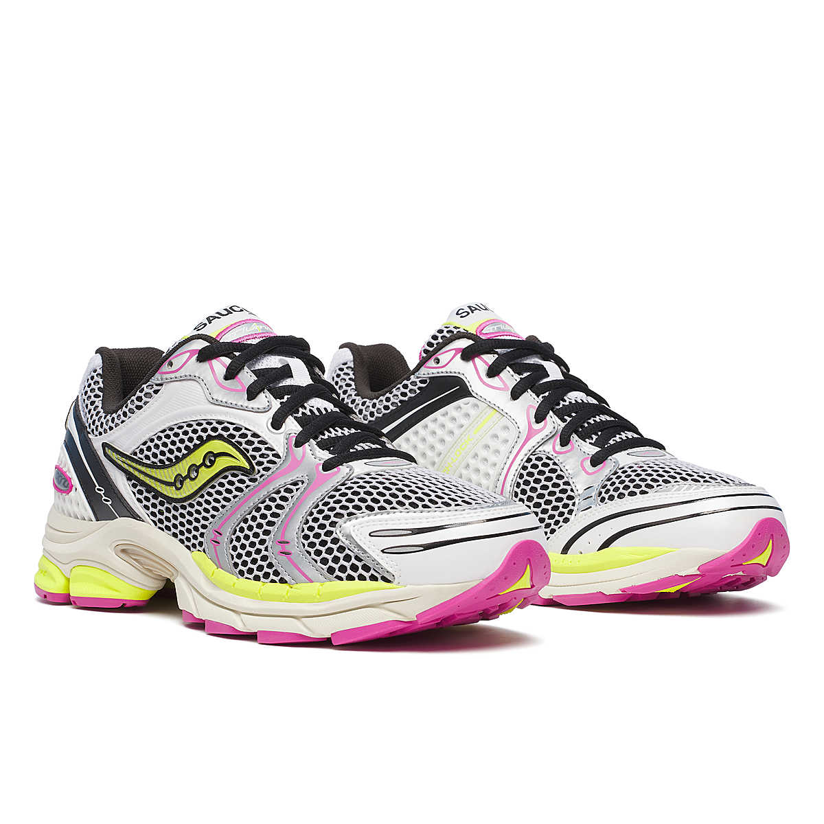 Semelle ProGrid Blanc Fluo – accroche et style énergique