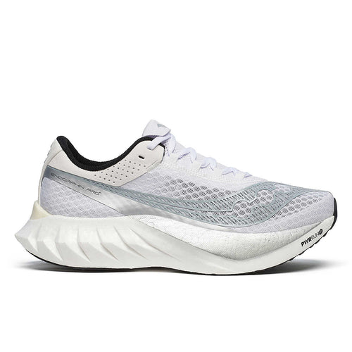 Saucony Endorphin Pro 4 Blanc Silver – chaussure running plaque carbone