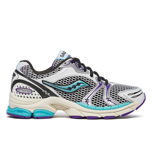 Saucony ProGrid Triumph 4 Blanc Bleu – basket rétro technique unisexe