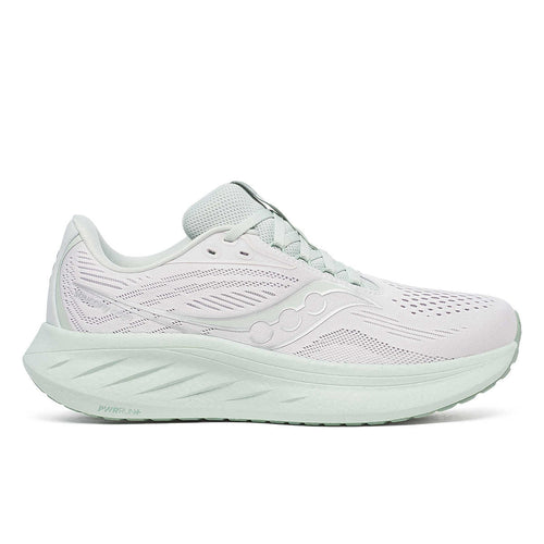 Saucony Ride 18 Fog Mist vue extérieure