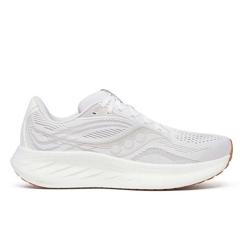Saucony Ride 18 White Gum profil extérieur