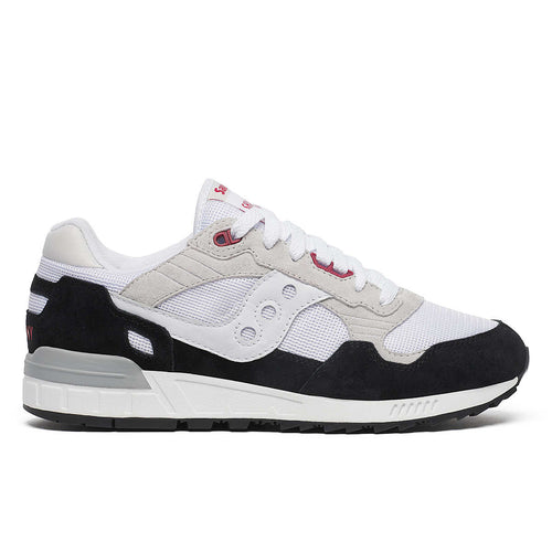 Saucony Shadow 5000 Blanc Noir – sneaker rétro en mesh et daim