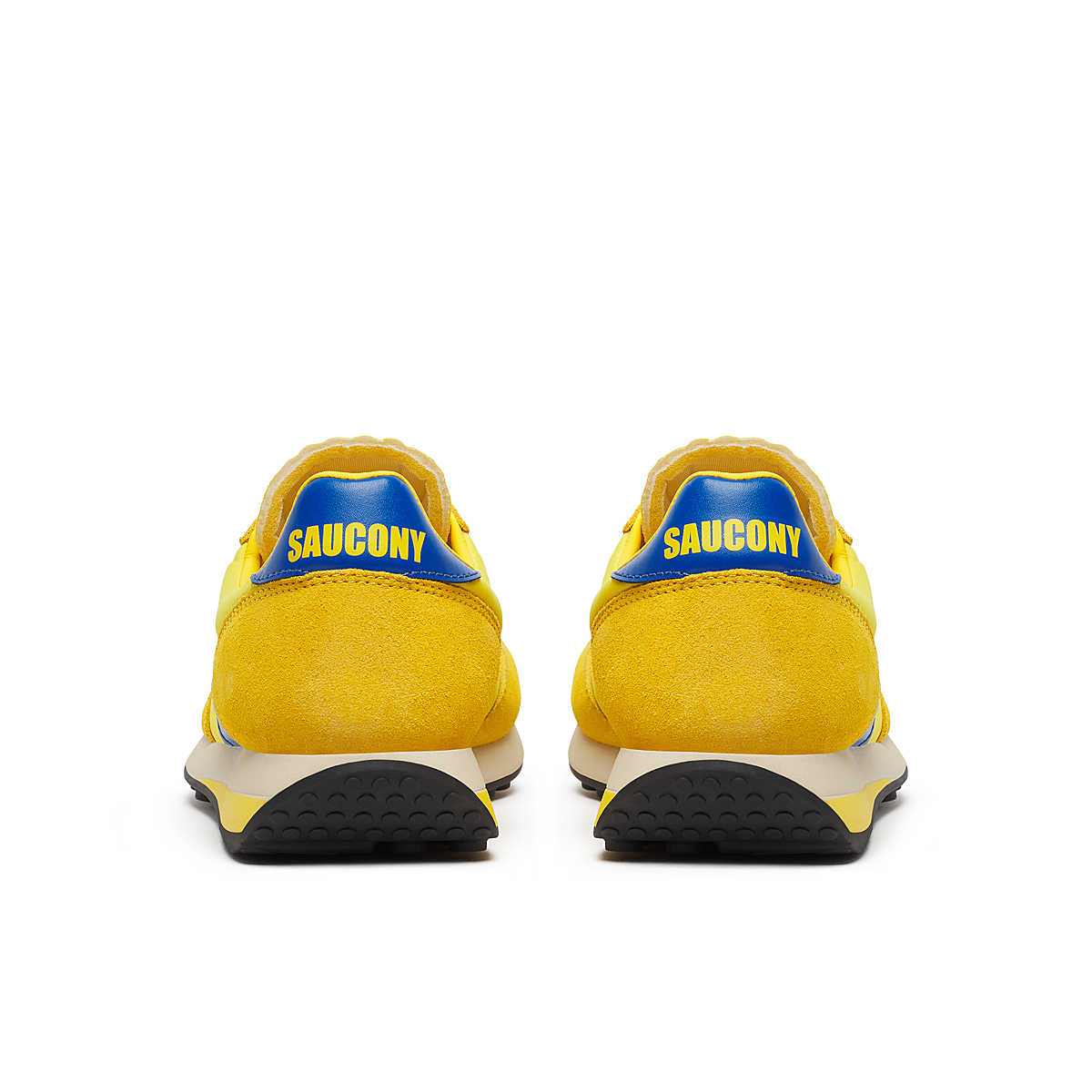 Trainer 80 Jaune Royal portée – style vintage au quotidien
