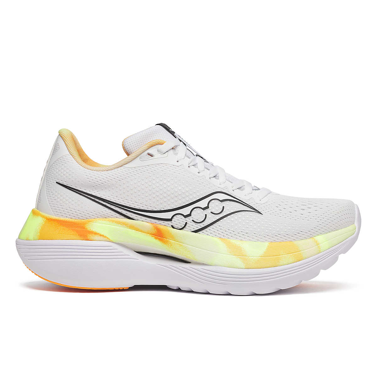 Saucony Endorphin Trainer vue latérale – chaussure running propulsion
	Semelle SpeedRoll de la Saucony Endorphin Trainer – amorti haute performance
