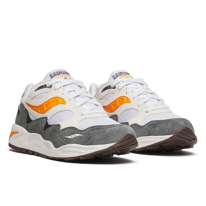 Semelle Grid Shadow Blanc Gris – stabilité et grip Saucony