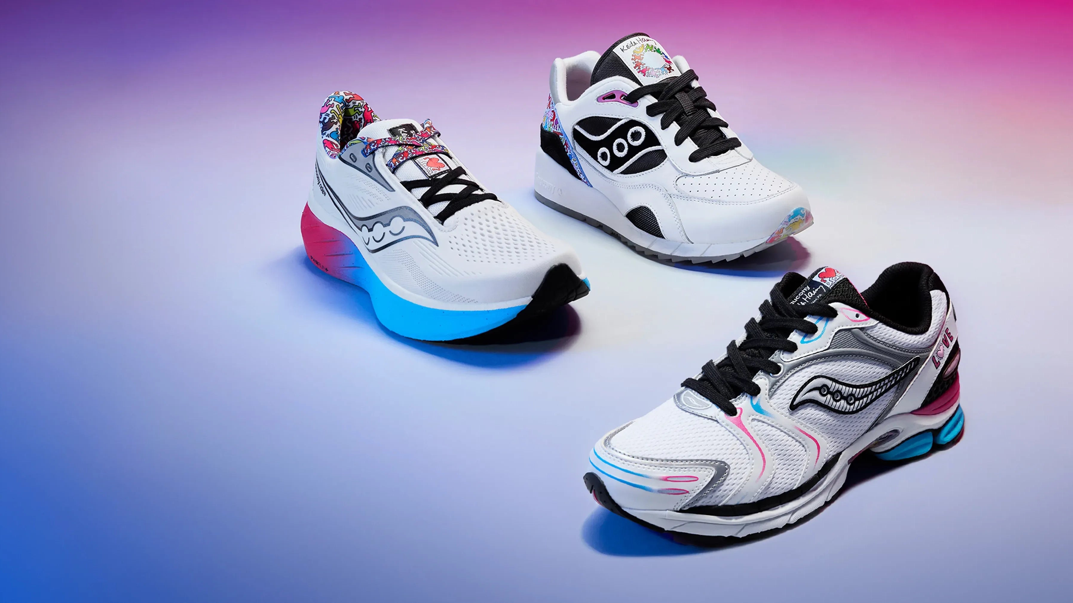 Sneakers techniques rétro en édition limitée – Saucony
