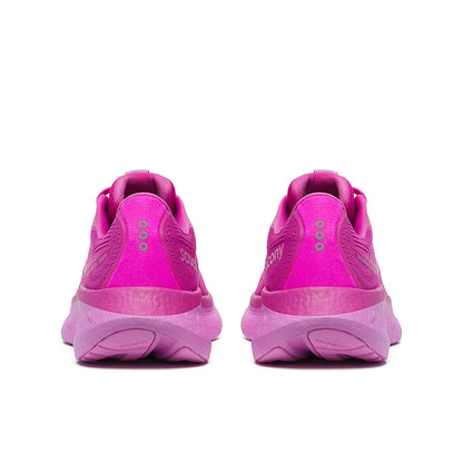 Amorti PWRRUN Saucony Ride 18 – coloris Fuchsia Tulip
