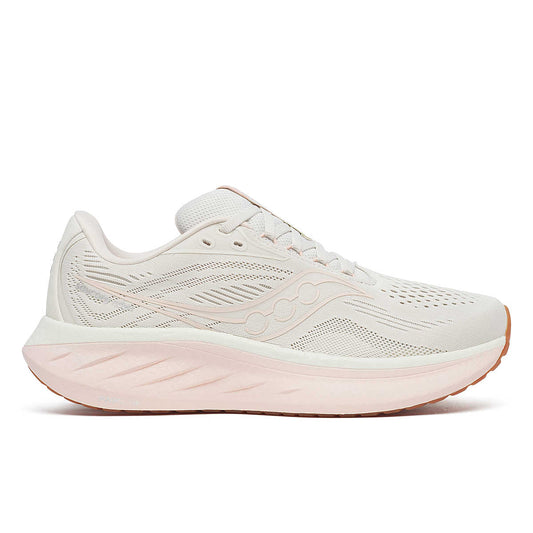 Saucony Ride 18 Quartz Peony Femme – look moderne