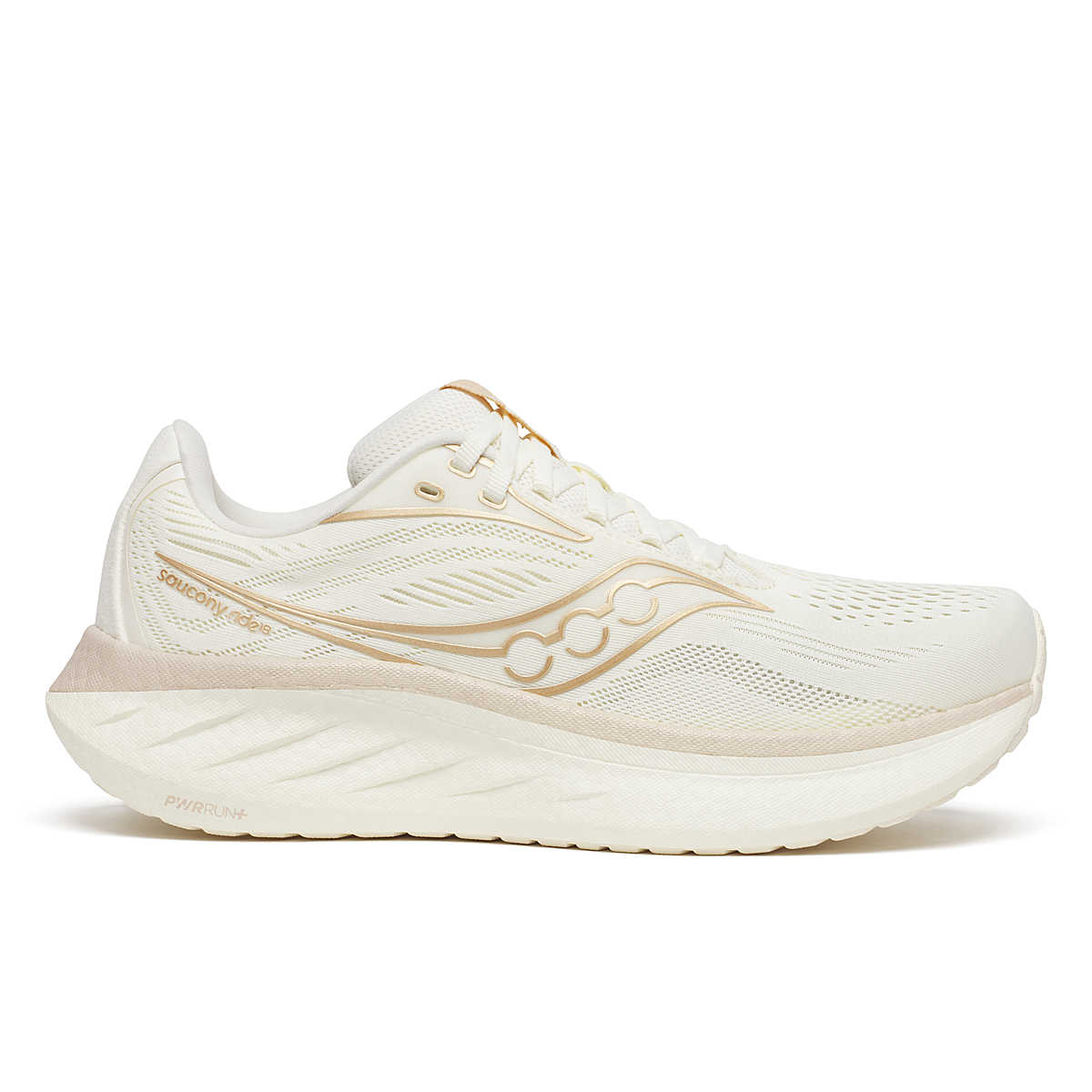 Saucony Ride 18 Femme Vanilla – vue lifestyle