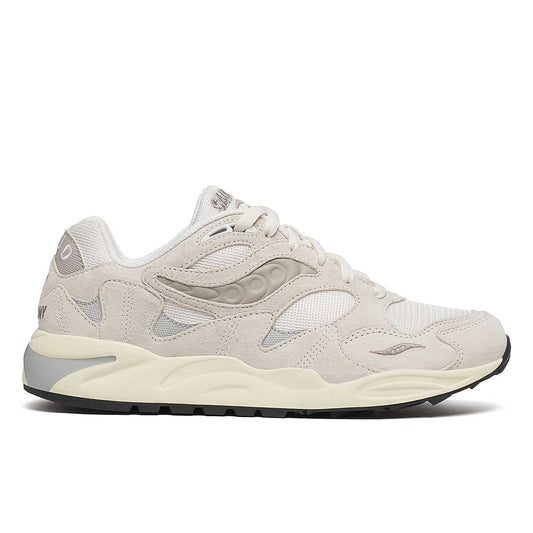 Grid Shadow 2 Blanc Cream – basket rétro aux tons neutres