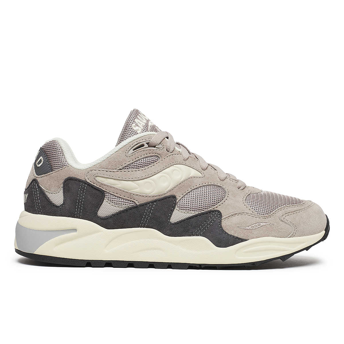 Grid Shadow 2 Gris Cream – silhouette rétro et sobre Saucony