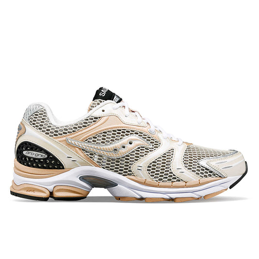 Saucony ProGrid Triumph 4 Cream Tan – basket rétro beige unisexe