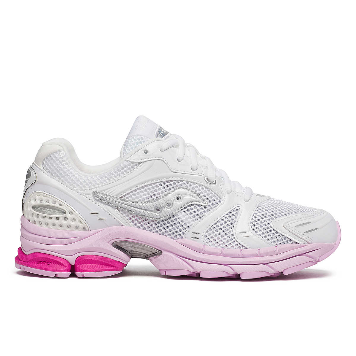 Saucony Progrid Triumph 4 Femme White Rose – basket rétro amortie