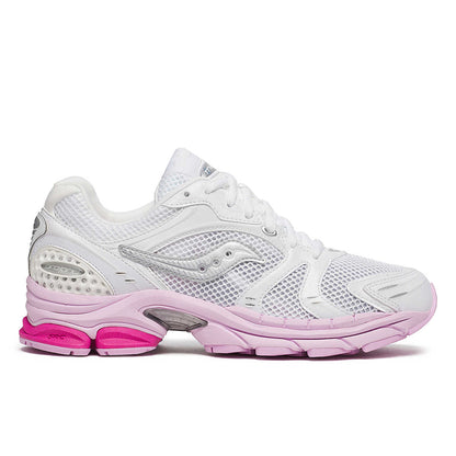 Saucony Progrid Triumph 4 Femme White Rose – basket rétro amortie