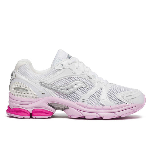 Saucony Progrid Triumph 4 Femme White Rose – basket rétro amortie