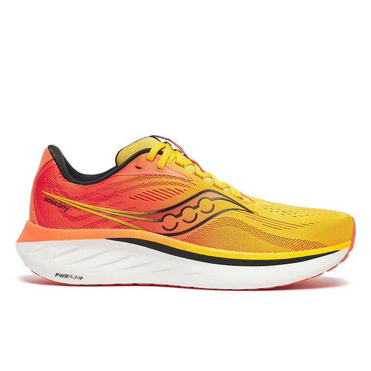 Saucony Ride 18 jaune Pollen Pepper latéral